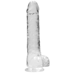 Real Rock Crystal Gode Crystal Clear 19 x 4.5cm Transparent